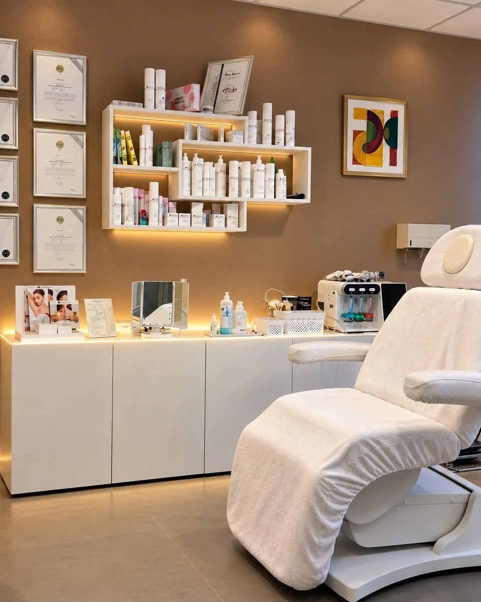 Behandlungsraum im Studio AMaesthet in Krumbach